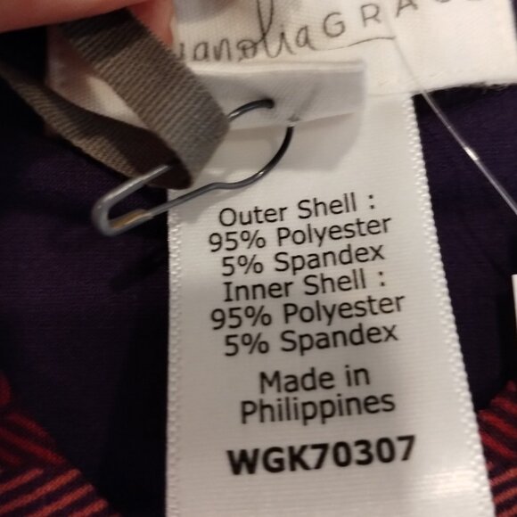 Magnolia Grace Perissa Purple Reversible Sleeveless Dress Size S NWT - Picture 9 of 12